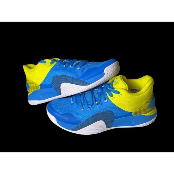 Xtep Jeremy Lin JLin One Hoops For Hope Blue and Yellow Men Basketball Shoes NWT main image 7